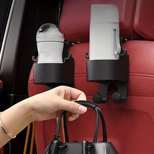 Planet Gates 1pc 1pc Car Seat Back Hanging Cup Holder, Keep Your Drinks Handy & Secure In Your Car, Car Hooks With Phone Holder