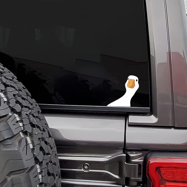 Planet Gates 1pc 1pc Car Sticker Duck Cute Auto Truck Outdoor Window Decals