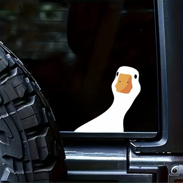 Planet Gates 1pc 1pc Car Sticker Duck Cute Auto Truck Outdoor Window Decals