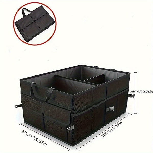 Planet Gates 1pc 1pc Car Trunk Storage Box, Car Organizer Box, Oxford Cloth Folding Car Storage Box