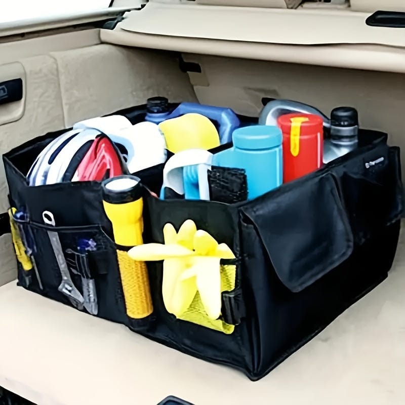 Planet Gates 1pc 1pc Car Trunk Storage Box, Car Organizer Box, Oxford Cloth Folding Car Storage Box