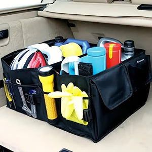 Planet Gates 1pc 1pc Car Trunk Storage Box, Car Organizer Box, Oxford Cloth Folding Car Storage Box