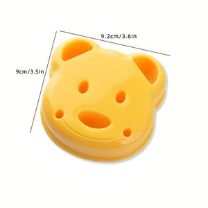 Planet Gates 1pc 1pc, Cartoon Bear Sandwich Cutter And Sealer, Non-Stick Cookie Cutter, Candy Mold, Biscuit Molds, Chocolate Cutters, Breakfast Making Molds, Baking Tools, Kitchen Gadgets, Kitchen Accessories, Home Kitchen Items