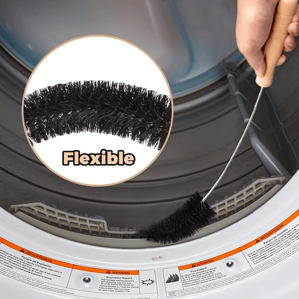 Planet Gates 1pc 1pc Dryer Vent Cleaner Kit Dryer Lint Brush Vent Trap Cleaner Long Flexible Radiator Cleaning Brush Refrigerator Coil Brush Dryer Duct Brush Washing Machine Cleaning Brush Cleaning Supplies