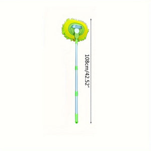 Planet Gates 1pc 1pc Extendable Car Wash Mop, Long Handle Chenille Car Cleaning Brush, Car Care Product, Wash Brush Car Cleaning Tool, Green