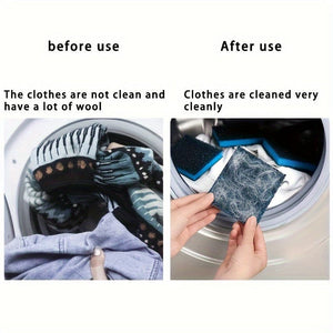 Planet Gates 1pc 1pc, Hair Sticky Sponge For Washing Machine, Reusable Pet Hair Remover Laundry Sponge, Anti-winding Cleaning Sponge, Strong Sticky, Hair Removal Tool, For Dogs And Cats Hair On Clothes In Washing Machine, Cleaning Tool,