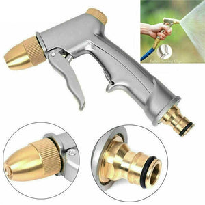 Planet Gates 1pc 1pc High Pressure Water Spray Gun Brass Nozzle Garden Hose Pipe Lawn Car Wash Water Gun