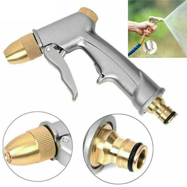 Planet Gates 1pc 1pc High Pressure Water Spray Gun Brass Nozzle Garden Hose Pipe Lawn Car Wash Water Gun