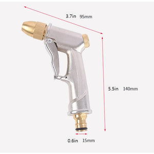 Planet Gates 1pc 1pc High Pressure Water Spray Gun Brass Nozzle Garden Hose Pipe Lawn Car Wash Water Gun