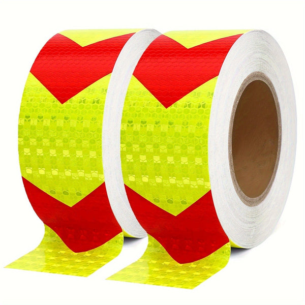 Planet Gates 1pc 1pc Industrial Marking Arrow Reflective Tape Heavy Duty Hazard Caution Warning Safety Adhesive Reflective Tape