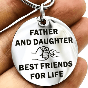 Planet Gates 1pc 1pc Matching Father And Daughter Keyring Father's Day Gifts Birthday Christmas Gift For Dad