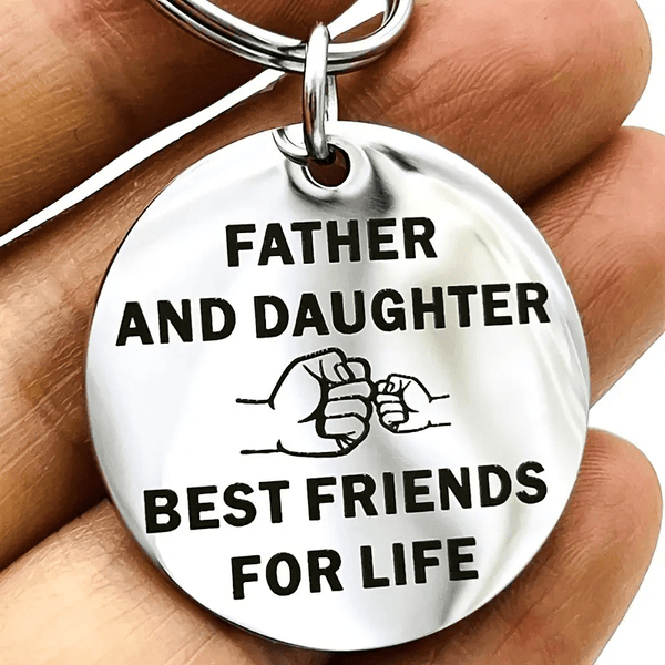 Planet Gates 1pc 1pc Matching Father And Daughter Keyring Father's Day Gifts Birthday Christmas Gift For Dad