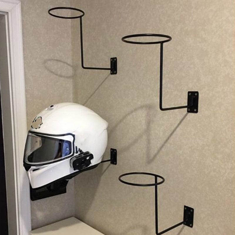 Planet Gates 1pc 1pc Motorcycle Helmet Hat Holder Hook Jacket Rack Hanger Display Metal Wall Mounted