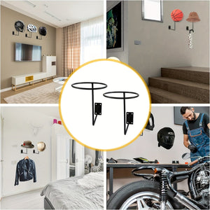 Planet Gates 1pc 1pc Motorcycle Helmet Hat Holder Hook Jacket Rack Hanger Display Metal Wall Mounted