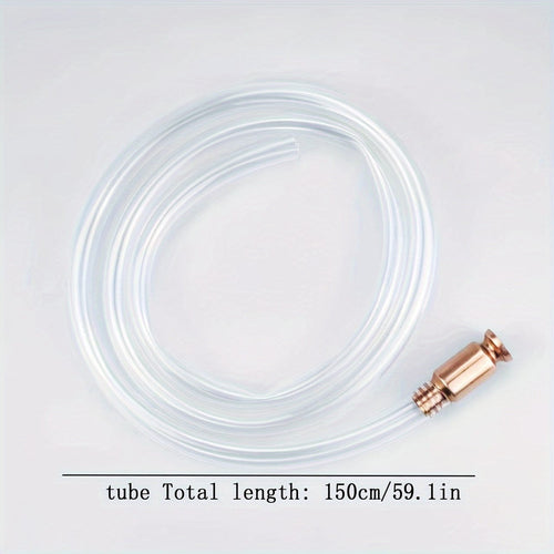 Planet Gates 1pc 1pc Oil Suction Pump, Copper Siphon Refueling Pipe, Manual Oil Delivery Pipe, Truck Urea Diversion Pump, Water Suction Pump