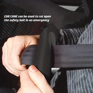 Planet Gates 1pc 1pc Portable Vehicle Support Grab Bar - Emergency Escape Tool, Equipped With Window Breaker, Seat Belt Cutter, LED Flashlight