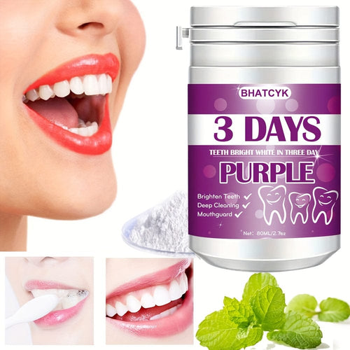 Planet Gates 1pc 1pc Purple Teeth cleaning Powder, Teeth Polishing Tooth Deep CleaningPowder, Tooth Cleaning Powder For Daily Life