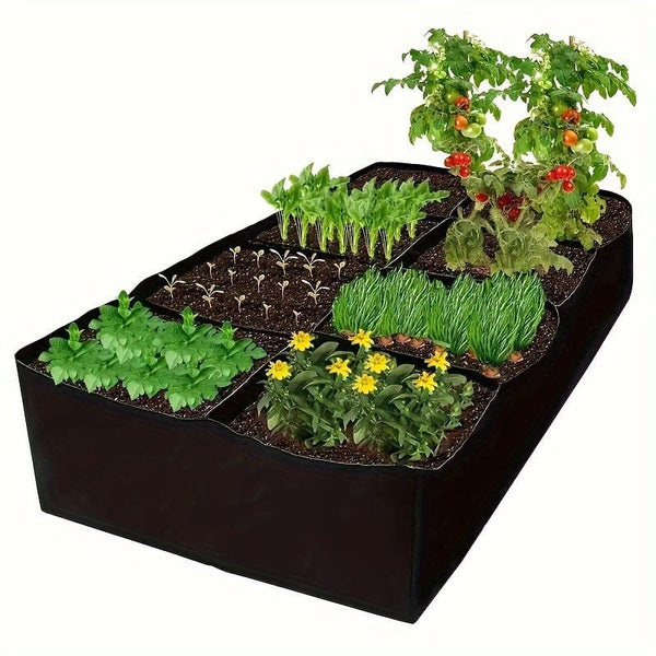 Planet Gates 1pc 1pc Raised Garden Bed, Rectangle Breathable Planting Container Grow Bag, Fabric Planter Pot For Plants, Vegetables, Flowers