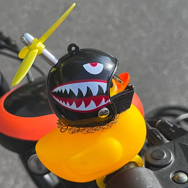Planet Gates 1pc 1pc Rubber Duck Design, Motorcycle Handle Decoration, Cute Toy Duck