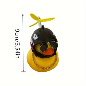Planet Gates 1pc 1pc Rubber Duck Design, Motorcycle Handle Decoration, Cute Toy Duck