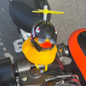 Planet Gates 1pc 1pc Rubber Duck Design, Motorcycle Handle Decoration, Cute Toy Duck