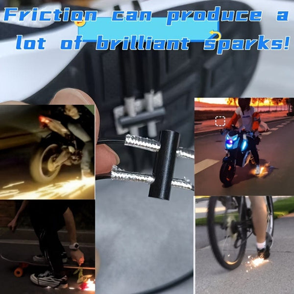 Planet Gates 1pc 1pc, Sole Spark Stone, Motorcycle Cool Sparkling Props, Party Performance Props, Bicycle Skateboard Electric Car Motorcycle Show Props, Friction Can Produce A Lot Of Gorgeous Sparks!