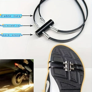 Planet Gates 1pc 1pc, Sole Spark Stone, Motorcycle Cool Sparkling Props, Party Performance Props, Bicycle Skateboard Electric Car Motorcycle Show Props, Friction Can Produce A Lot Of Gorgeous Sparks!