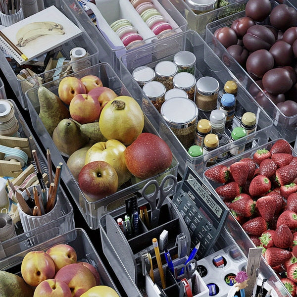 Planet Gates 1pc 1pc Stackable Refrigerator Organizer Box Transparent Kitchen Organizer Container For Pantry Cabinet Shelf Drawer Fridge Food Safe Snack Fruit Vegetable And Beverage Box