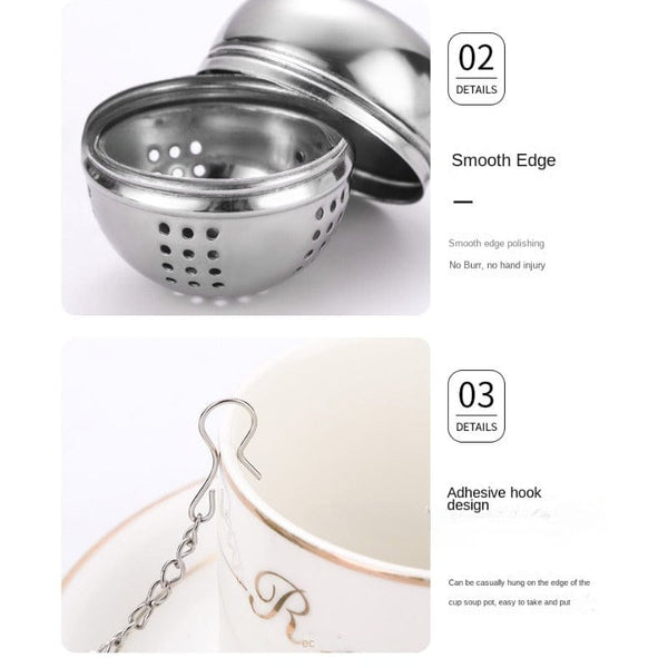 Planet Gates 1pc 1pc Stainless Steel Tea Ball, Tea Infuser, Spice Seasoning Ball, Kitchen Gadget