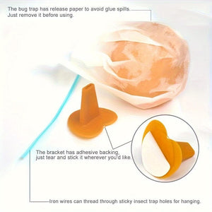 Planet Gates 1pc 1pc, Sticky Insect Ball, Fruit Fly Ball Fly Ball Sticky Insect Ball, Mosquito Ball Insect Catcher, Suitable For Yard Kitchen Orchard Pest Control