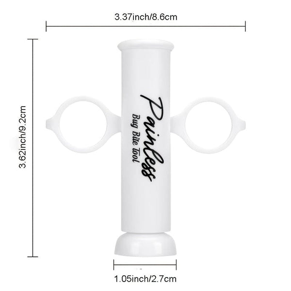 Planet Gates 1pc 1pc, Suction Tool, Poison Remover, Bug Bites And Bee/Wasp Stings, Natural Insect Bite Relief, Chemical Free, Indoor Insect Traps For Garden Indoor House Kitchen Plants Pest Control Supplies (White/Single)