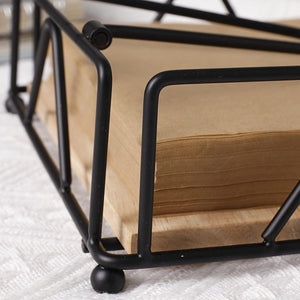 Planet Gates 1pc 1pc, Tissue Dispenser, Iron Art Design Napkin Holder, Metal Hollow Napkin Rack For Kitchen Countertop, Dining Table, Table Decoration, Home Decoration