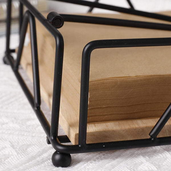 Planet Gates 1pc 1pc, Tissue Dispenser, Iron Art Design Napkin Holder, Metal Hollow Napkin Rack For Kitchen Countertop, Dining Table, Table Decoration, Home Decoration