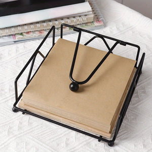 Planet Gates 1pc 1pc, Tissue Dispenser, Iron Art Design Napkin Holder, Metal Hollow Napkin Rack For Kitchen Countertop, Dining Table, Table Decoration, Home Decoration