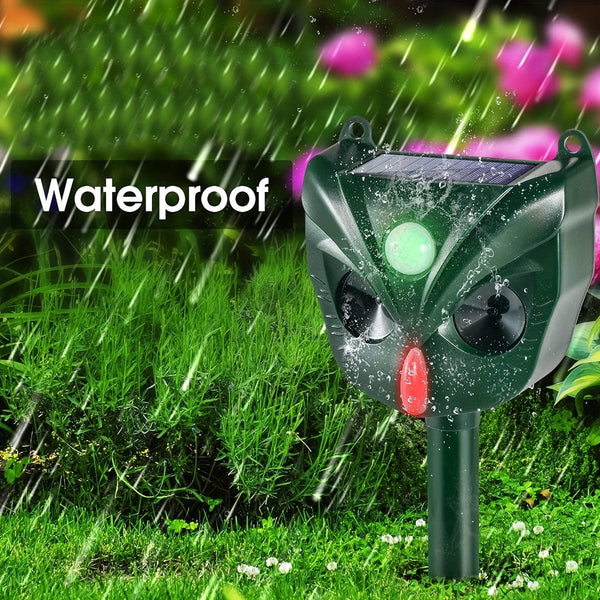 Planet Gates 1pc 1pc, Ultrasonic Cat Deterrent For Gardens Solar Cat Repellent Fox Scarers Waterproof Animal Repeller With 5 Modes Flashing Lights Motion Detection Sensor For Outdoor Dog Squirrel Raccoon Skunk Rabbit Rodent.