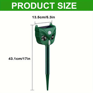 Planet Gates 1pc 1pc, Ultrasonic Cat Deterrent For Gardens Solar Cat Repellent Fox Scarers Waterproof Animal Repeller With 5 Modes Flashing Lights Motion Detection Sensor For Outdoor Dog Squirrel Raccoon Skunk Rabbit Rodent.