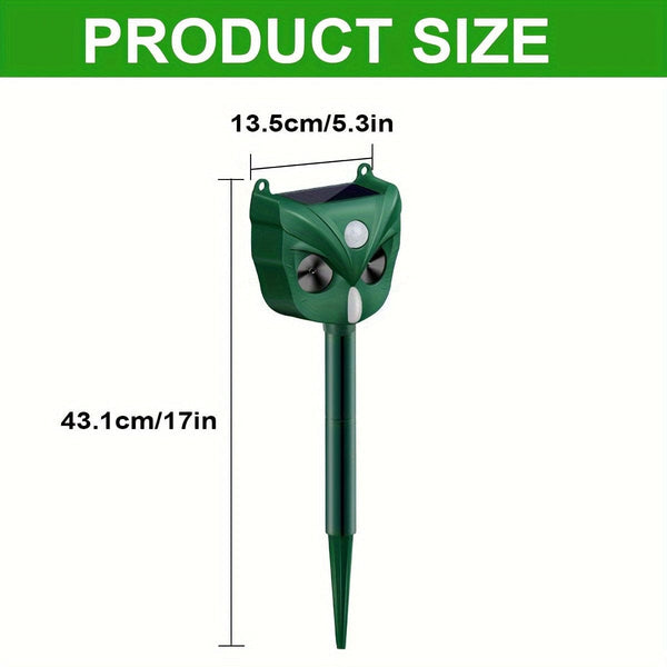 Planet Gates 1pc 1pc, Ultrasonic Cat Deterrent For Gardens Solar Cat Repellent Fox Scarers Waterproof Animal Repeller With 5 Modes Flashing Lights Motion Detection Sensor For Outdoor Dog Squirrel Raccoon Skunk Rabbit Rodent.