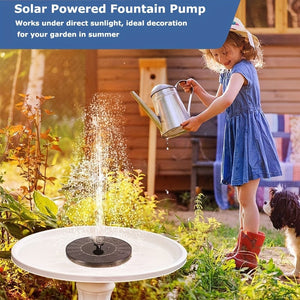 Planet Gates 1pc 2.5W Solar Pond Fountain With 6 Nozzles, Solar Powered Water Fountain DIY Kit For Garden, Ponds, Pool, Fish Tank, Outdoor, Pond Decor