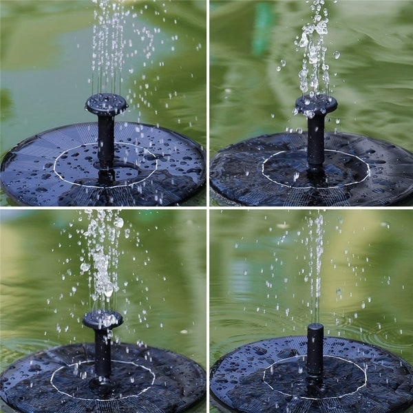 Planet Gates 1pc 2.5W Solar Pond Fountain With 6 Nozzles, Solar Powered Water Fountain DIY Kit For Garden, Ponds, Pool, Fish Tank, Outdoor, Pond Decor