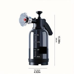 Planet Gates 1pc 2L Car Wash Watering Can, Multi-function Air Pressure Sprayer, 0.5 Gallon Hand-held Car Wash Tool For Gardening Home Cleaning And Washing