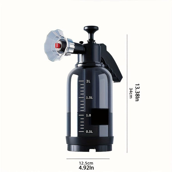 Planet Gates 1pc 2L Car Wash Watering Can, Multi-function Air Pressure Sprayer, 0.5 Gallon Hand-held Car Wash Tool For Gardening Home Cleaning And Washing