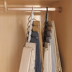 Planet Gates 1pc/2pcs Multifunctional Stainless Steel Pants Rack - Foldable, Seamless, and Anti-Slip - Perfect for Hanging and Drying Clothes