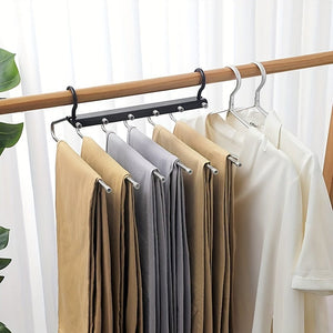 Planet Gates 1pc/2pcs Multifunctional Stainless Steel Pants Rack - Foldable, Seamless, and Anti-Slip - Perfect for Hanging and Drying Clothes