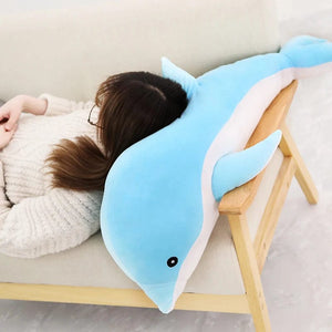 Planet Gates 1pc 30/50CM kawaii Dolphin Plush Toys Lovely Stuffed Soft Animal Pillow Dolls for Children Girls Sleeping Cushion Gift
