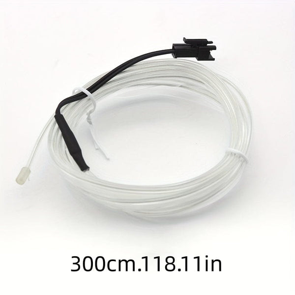 Planet Gates 1pc 300cm New Car Ambient Light Cold Light Cable Universal High Brightness LED Decoration USB Contactless EL Cold Light Cable For Emitting Light