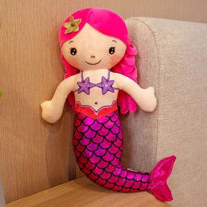 Planet Gates 1PC 30cm Cartoon Mermaid Plush Doll Toy Mini Pillow Plush Toys for Birthday Gifts