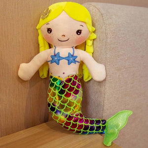 Planet Gates 1PC 30cm Cartoon Mermaid Plush Doll Toy Mini Pillow Plush Toys for Birthday Gifts