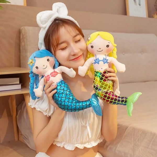Planet Gates 1PC 30cm Cartoon Mermaid Plush Doll Toy Mini Pillow Plush Toys for Birthday Gifts
