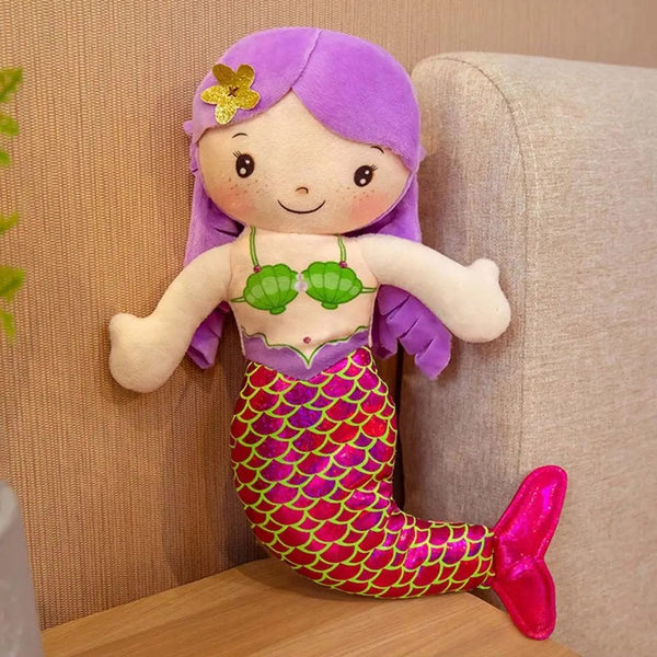 Planet Gates 1PC 30cm Cartoon Mermaid Plush Doll Toy Mini Pillow Plush Toys for Birthday Gifts