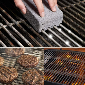 Planet Gates 1pc/3pcs/6pcs, Grill Griddle Cleaning Brick Block, Ecological Grill Cleaning Brick, De-Scaling Cleaning Stone, For Removing Stains BBQ Racks Flat Top Cookers, Household Cleaning Pot Brush, Stove Brush, Kitchen.